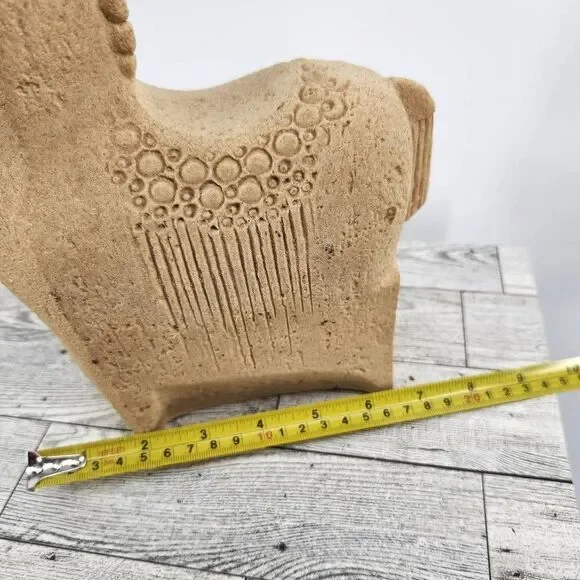 Vintage Mid-Century Marbell Majestic Stylised Sculpture Stone Art Horse Figurine - Picture 10 of 10